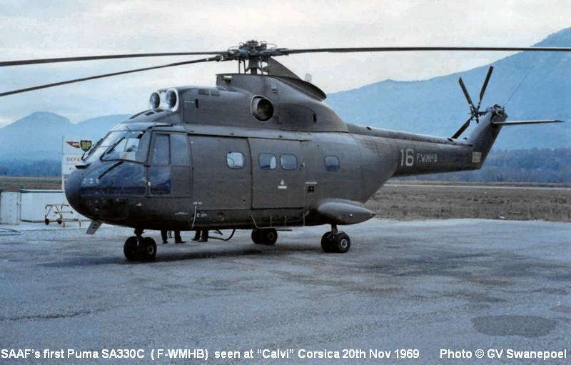 History of the Puma SA 330 in SAAF Service