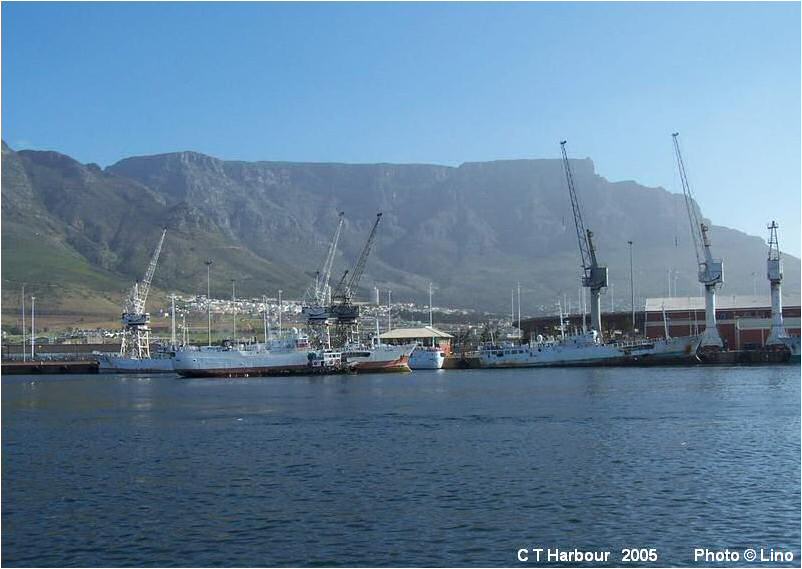 Trawlers and fishing boats in Cape Town