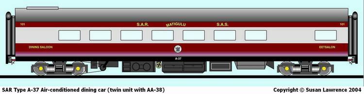 SAR Type A-37 Air-conditioned dining car (twin unit of AA-38)