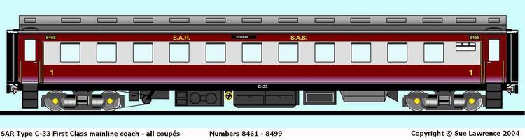 SAR Type C-33 Mainline First Class Coach - all coups