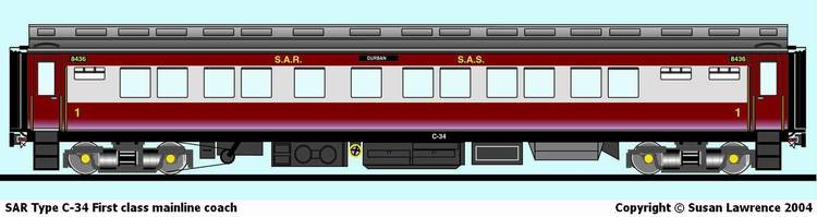 SAR Type C-34 First class mainline coach