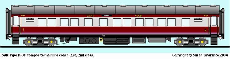 SAR Type D-39 Composite mainline coach (1st, 2nd class)