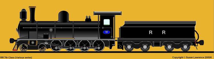 RR 7th Class (various series) locomotive drawing