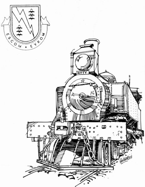 locomotive outline