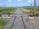 Drawbridge in the lowered position awaiting cane train to cross.