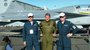 SAAB Gripen SAAF 01 - Swedish SAAB text pilot Magnus Olson [middle] - AAD 2006 - Photo  Matthys Botes