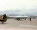 Vampire T55 in TFDC colours but belonging to SAAF Museum. Ysterplaat Airshow 1982. Photo  Danie van den Berg