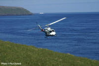 Flying past Hestur.