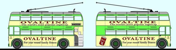 Ransomes, Sims and Jefferies double decker trackless trams