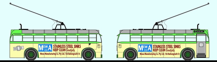 Ransomes, Sims and Jefferies single decker trackless trams