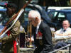 Laying of wreaths, Aloe White Ensign Shellhole, Walmer, Port Elizabeth. Remembrance Day - 11th November 2007