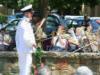 Lt Cmdr Johnson, Laying of wreaths, Aloe White Ensign Shellhole, Walmer, Port Elizabeth. Remembrance Day - 11th November 2007