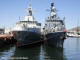 Corvette SAS Amatola (F-145) and Frigate FGS Rheinland-Pfalz (F-209) - Cape Town March 2006 - Photo  Danie van den Berg