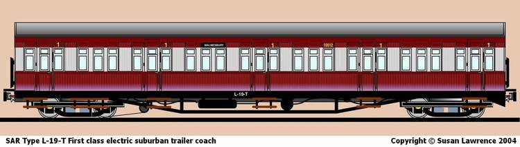 SAR Type L-19-T First class electric suburban trailer coach