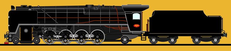 SAR Class 15E 4 - 8 - 2  Drawing  Susan Lawrence 2006