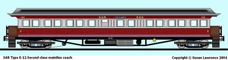 SAR Type E-12 Second class mainline coach