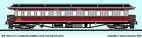 F-12-C Composite mainline coach (1st, 2nd, 3rd Class)