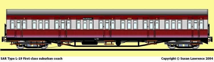 SAR Type L-19 First class suburban coach