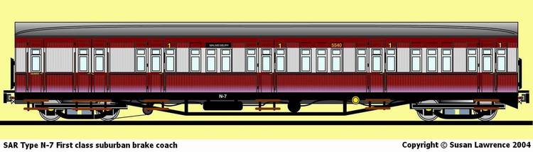 SAR Type N-7 First class suburban brake coach