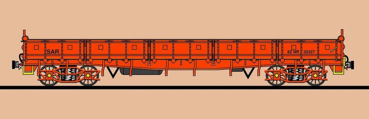 SAR Type 8-ZNR Miscellaneous bogie non-revenue earning vehicles