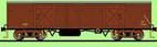 FB-8 Bogie covered goods wagon