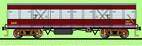 FBP-1 Bogie covered goods wagon fro passenger trains