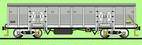 OZR-8 Bogie fruit wagon with racks 