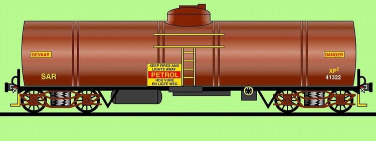 SAR Type XP-2 Bogie petrol tank wagon