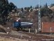 Blue train headed by class 34 diesels numbers 651 and 652 wait patiently at Magaliesburg for the return trip to Pretoria. 17.07.06. Photo  Richard Gillatt