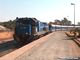 Blue train headed by class 34 diesels numbers 651 and 652 enter Magaliesburg from the Mafeking side.17.07.06.  Photo  Richard Gillatt