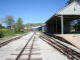 Avontuur Station - line past SAR goods shed - Photo D Coombe - 2006