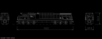 Class 34 Diesel Drawing - Andrew Johnson