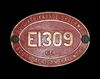 6E1-1309 plate