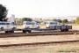 Dune Express/Shongololo Express flat car with tour vans. Photo  Robert Adams