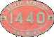 Class 1B-1440 plate