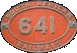 Class 6J-641 plate