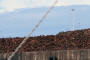 Mounds of scrapped wagons and proberly loco's at the PE Harbour